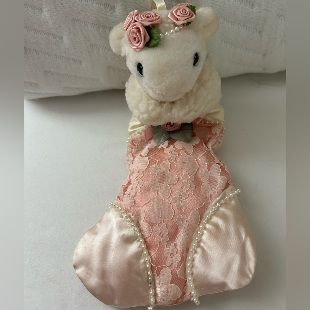 Vintage hand crafted baby stoking